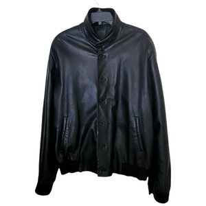Loutie Men Genuine Leather Jacket Made In Italy Size 52
